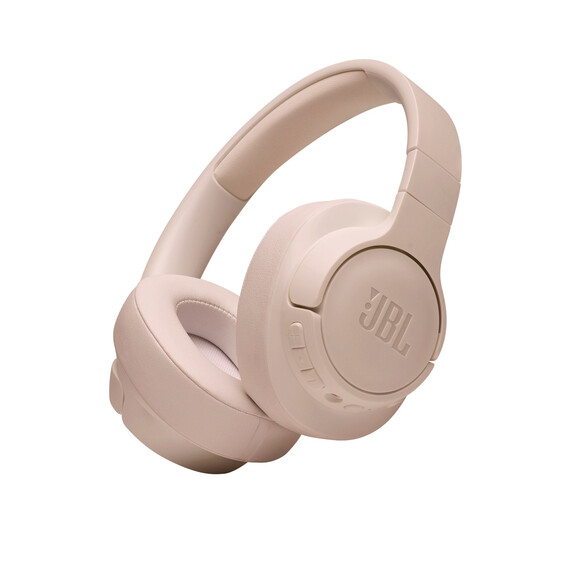 Wireless Headphones JBL Tune 760NC, Bluetooth, Active Noise Cancelling, Pure Bass Sound, Microphone, Black/White/Beige/Red/Blue, Color: Gold